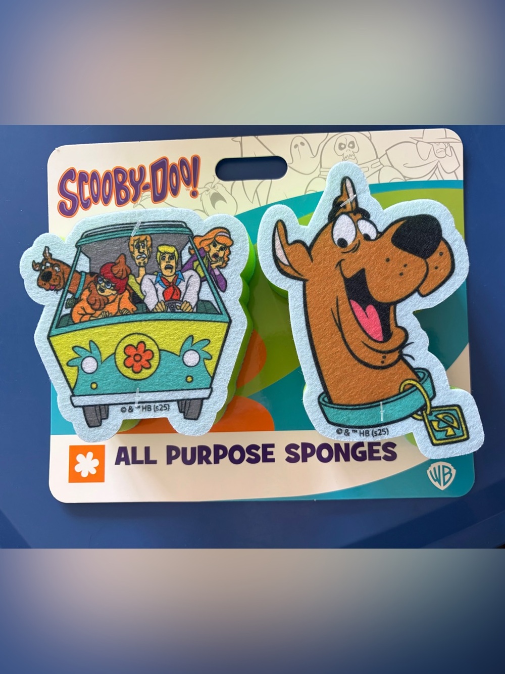 Scooby-Doo All-Purpose Sponge Set - Blue & Yellow